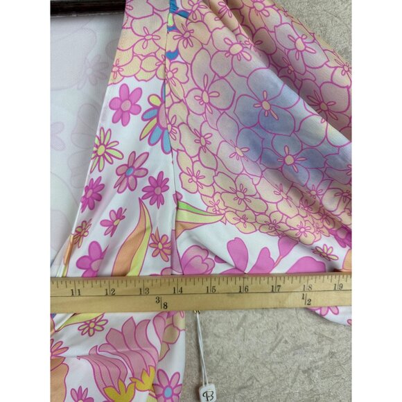 Beach Bunny Ruby Women's Crop Top Floral Swim Cover Up Front Tie Size Medium NEW - Picture 6 of 10